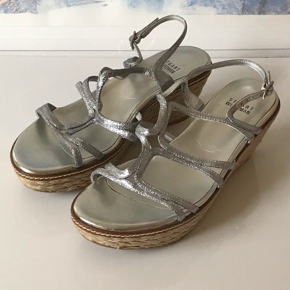 Stuart Weizmann Wedges Size 7.5 M - image 2